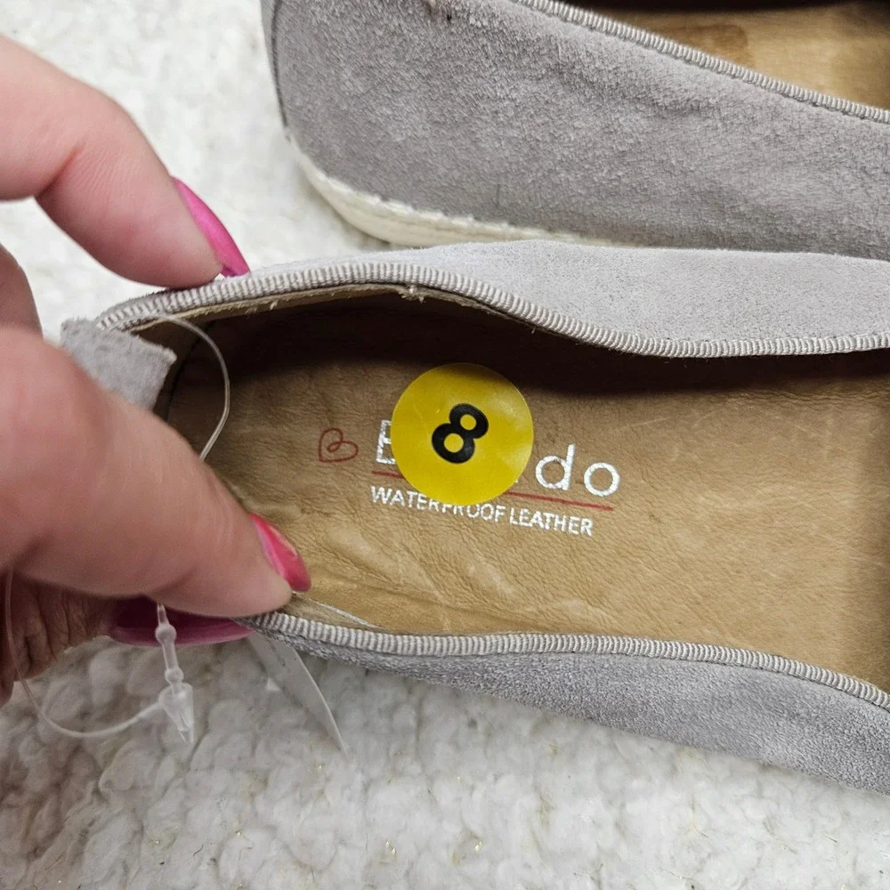 Blondo Bella Suede Waterproof Espadrille Loafer sz‎ 8 NWT